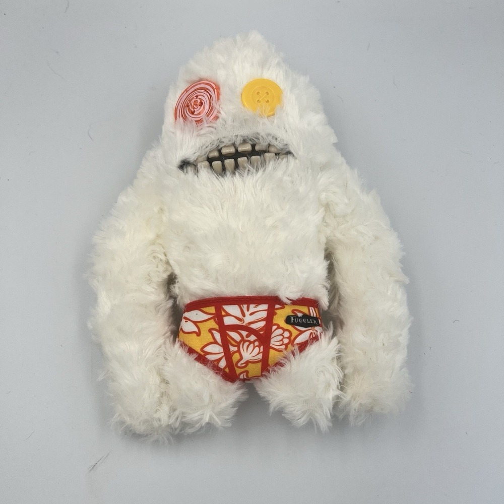 Fuggler Sasquoosh Yeti White Monster Budgie Underwear Annoyed‎ Alien 11" Squatch